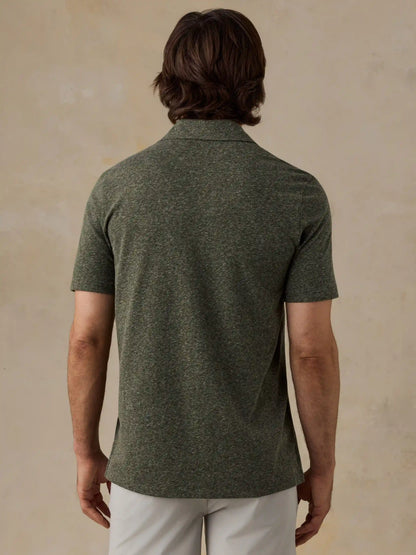 Short-Sleeve Breeze Polo - Olive Cliff Heather