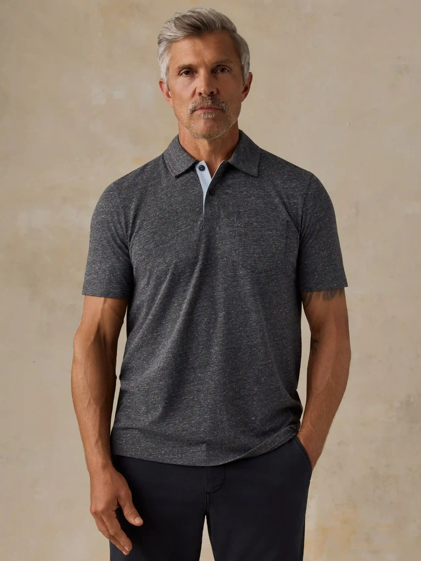 Short-Sleeve Breeze Polo - Ridge Black Heather