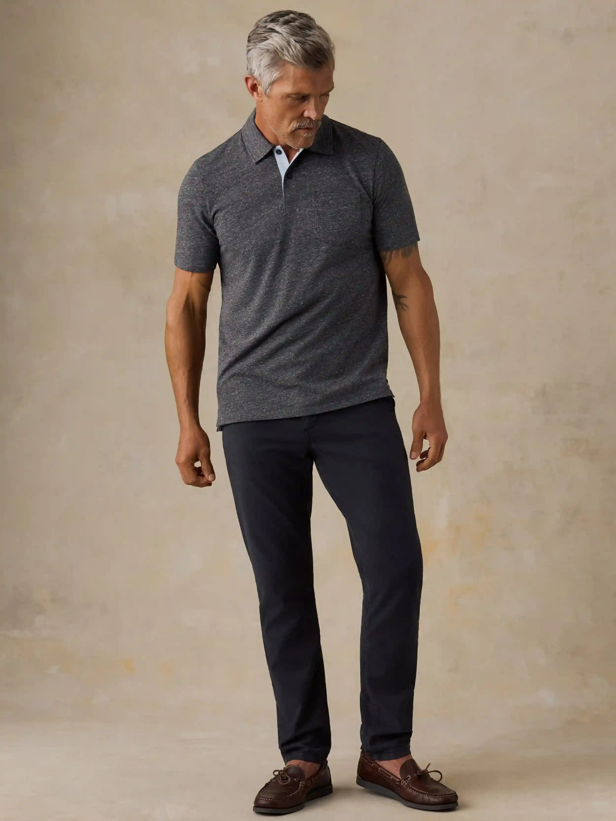 Short-Sleeve Breeze Polo - Ridge Black Heather