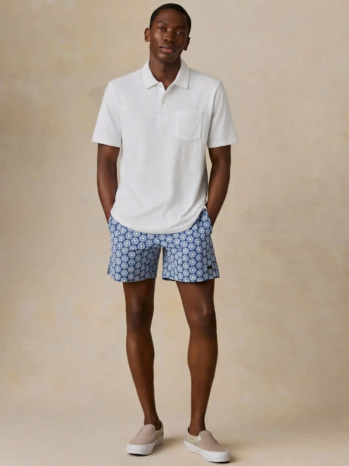 Short-Sleeve Breeze Polo - White