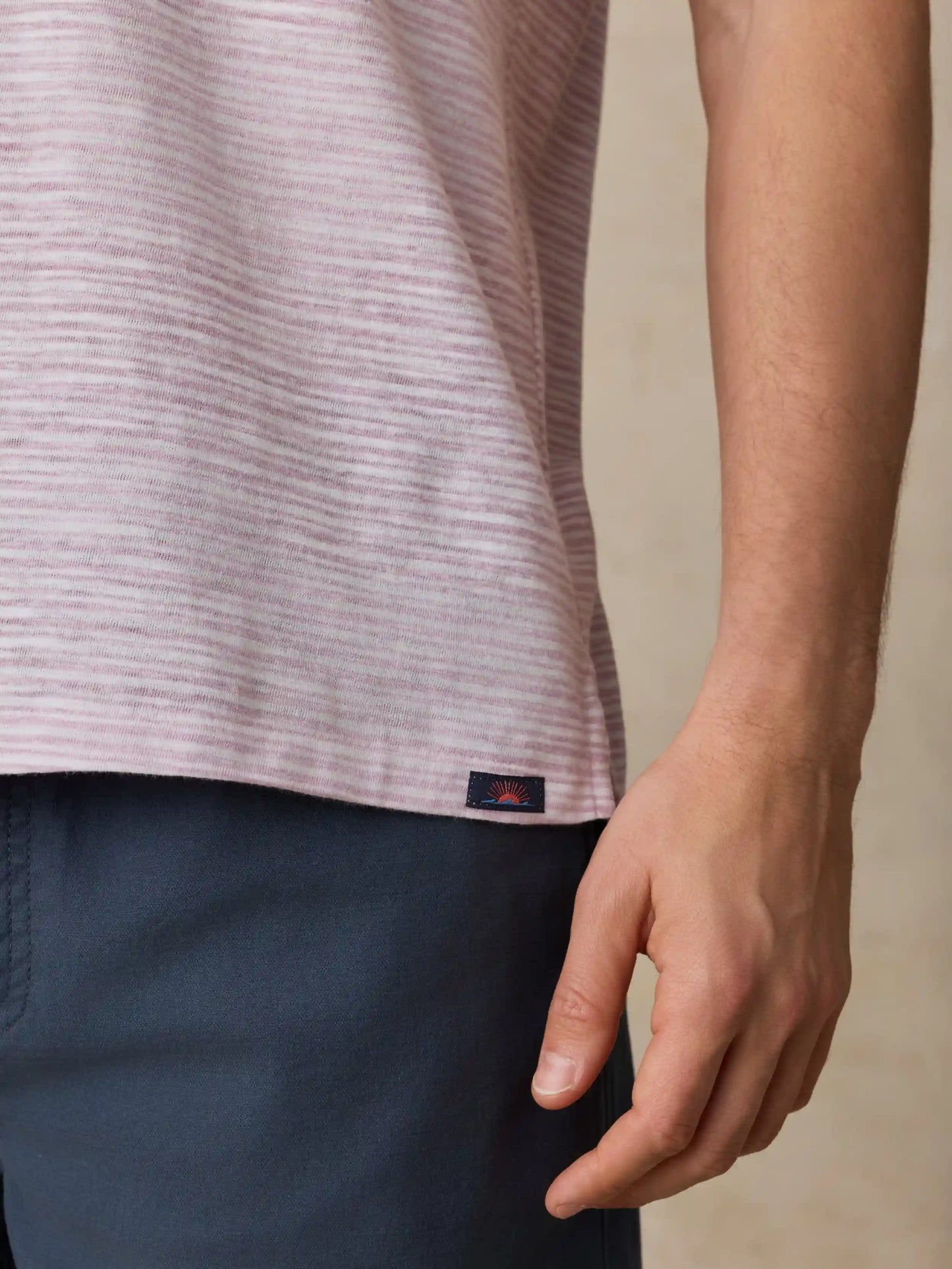 Short-Sleeve Breeze Polo - Orchid Wake Stripe