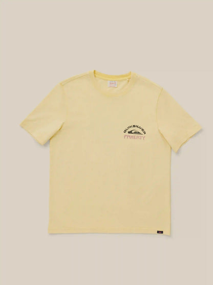 Faherty x Quiksilver Heavy Wash Tee - Bright Sun