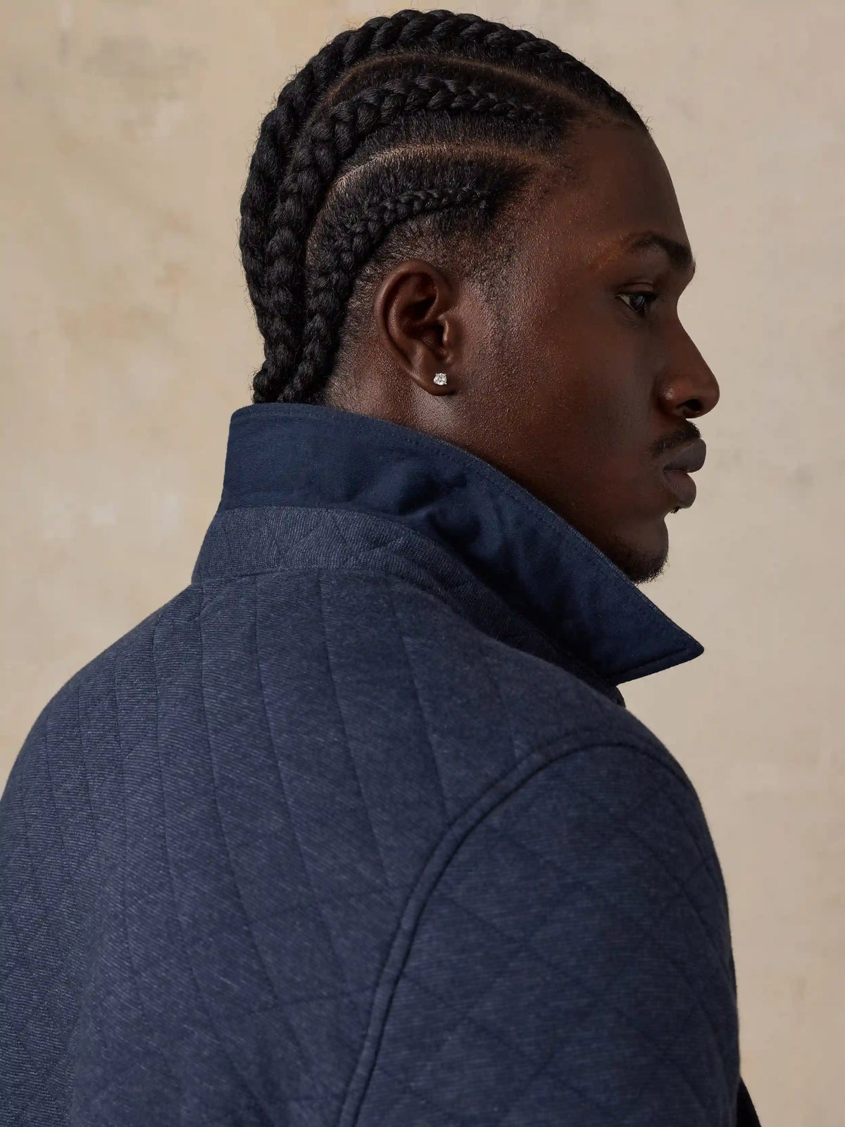 Epic Quilted Fleece CPO - Navy Melange