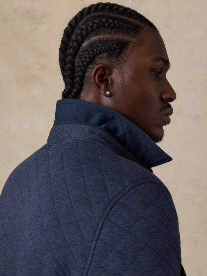 Epic Quilted Fleece CPO - Navy Melange