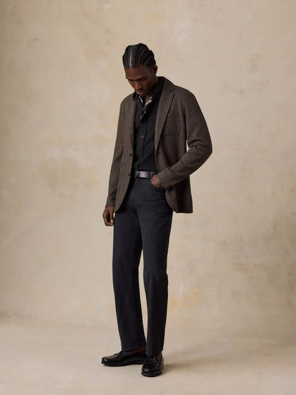 Inlet Knit Tweed Blazer - Woodland Herringbone