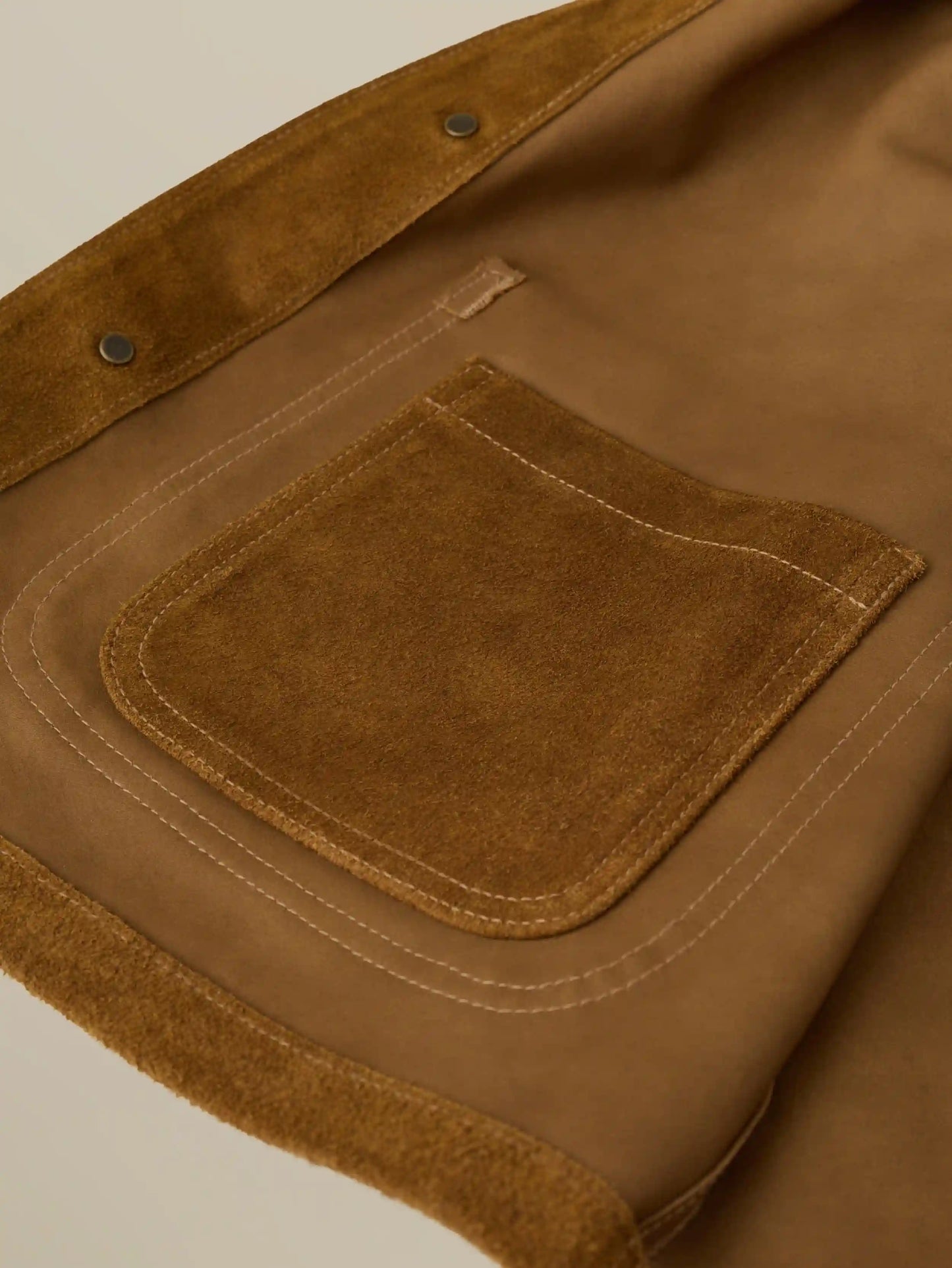 Suede Studio Jacket - Golden Chestnut
