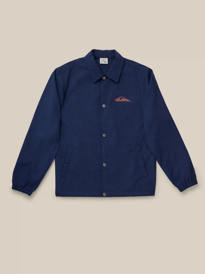 Faherty x Quiksilver Coaches Jacket - Huntington Navy