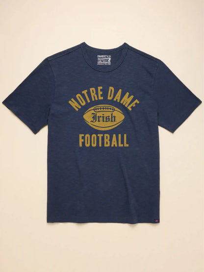 Notre Dame Sunwashed Tee - Dune Navy