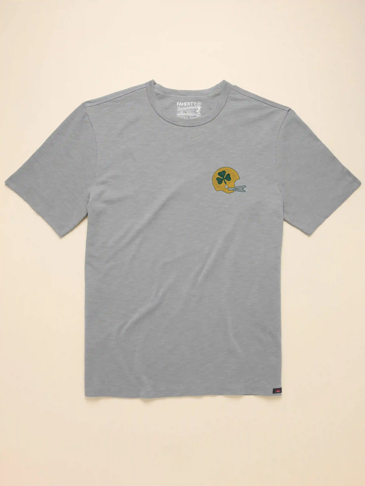 Notre Dame Sunwashed Tee - Granite Heather