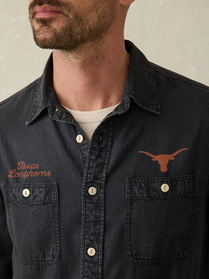 University of Texas Tried & True Chambray Workshirt - Durango Black