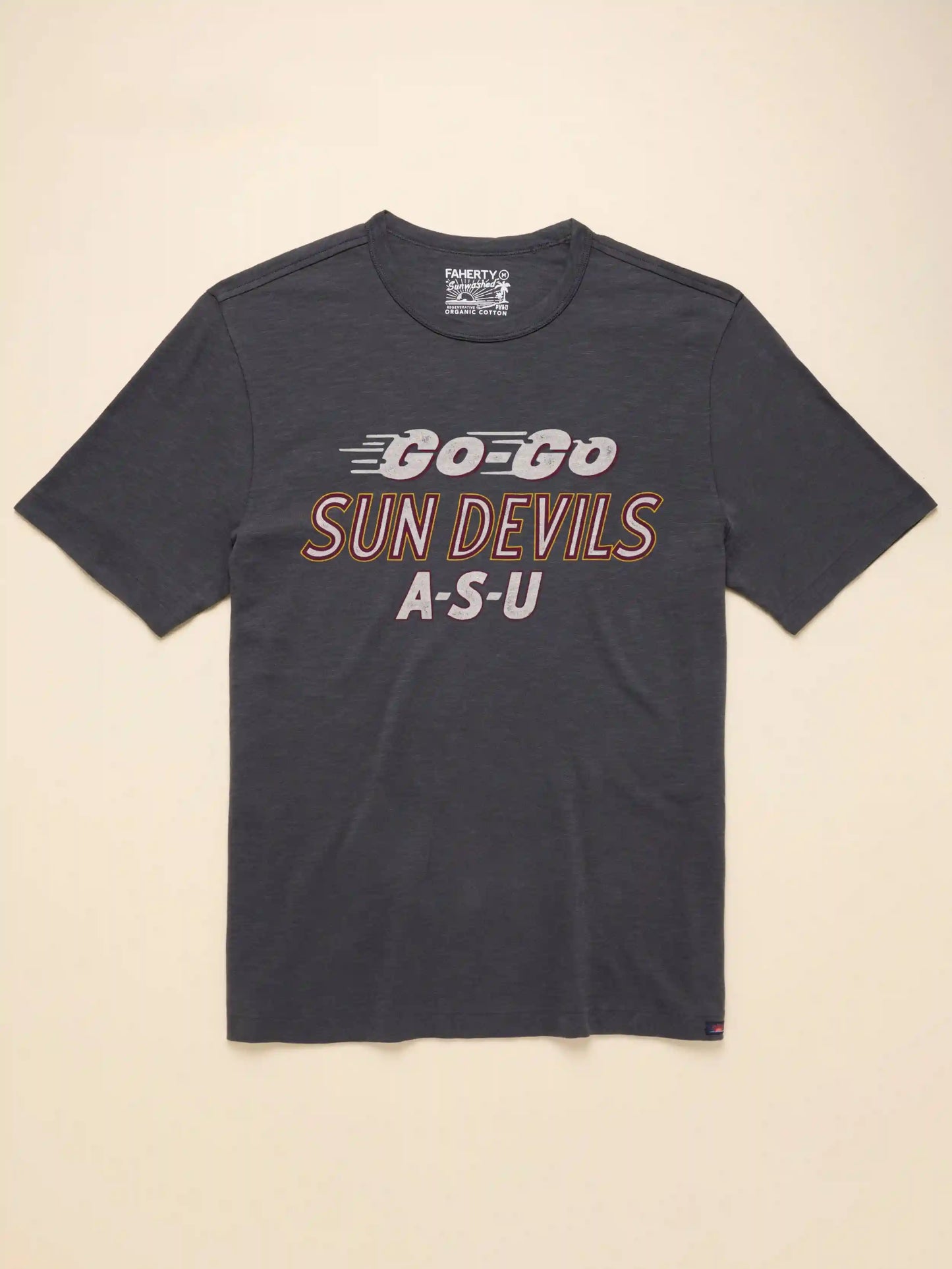 Arizona State University Sunwashed Tee - Graphite