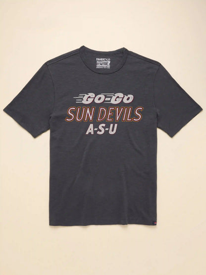 Arizona State University Sunwashed Tee - Graphite