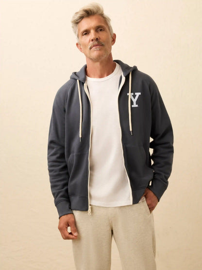 Yale High Standard Fleece Zip Hoodie - Blue Nights