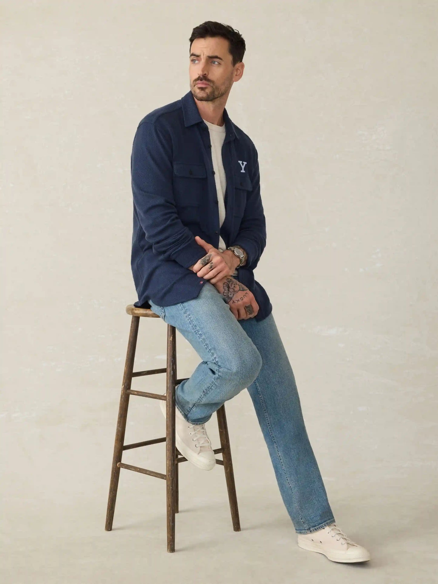 Yale Legend™ Sweater Shirt - Brighton Navy Twill
