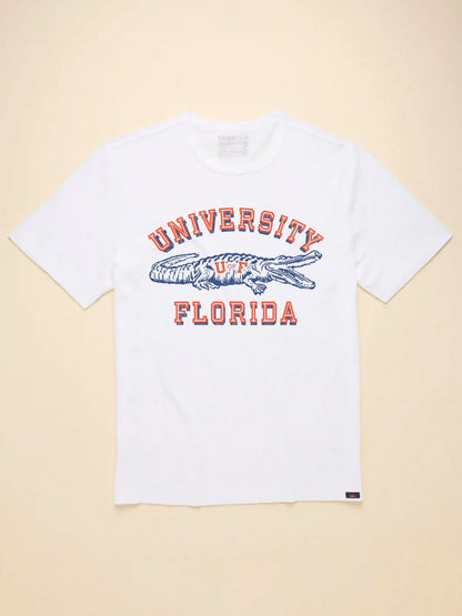 University of Florida Sunwashed Tee - White