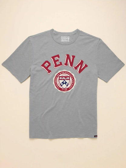 University of Pennsylvania Sunwashed Tee - Granite Heather