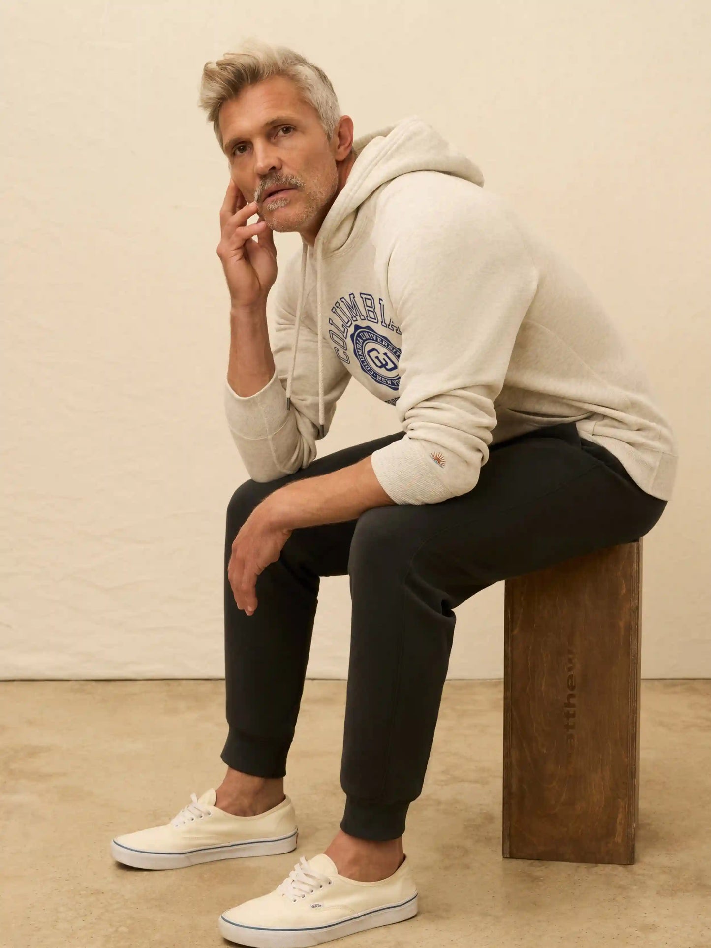 Columbia High Standard Fleece Hoodie - Antique Ivory Heather