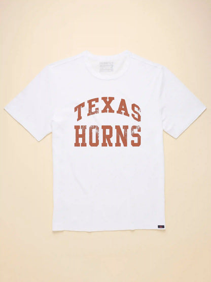 University of Texas Sunwashed Tee - White