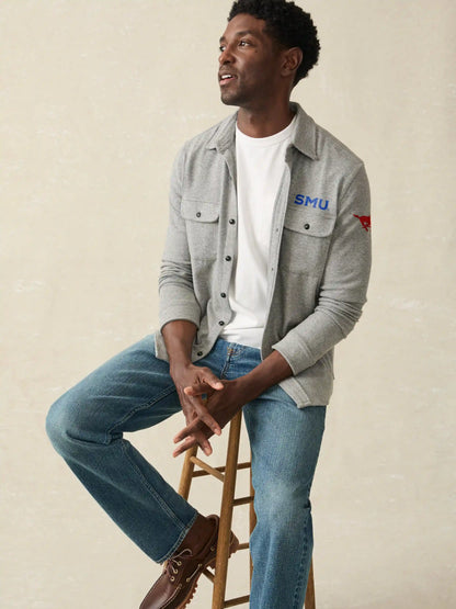 Southern Methodist University Legend™ Sweater Shirt - Fossil Grey Twill
