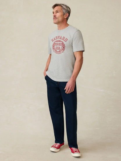 Harvard Sunwashed Tee - Granite Heather
