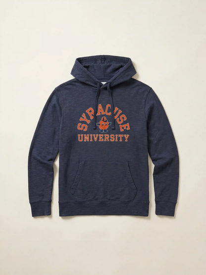 Syracuse University Sunwashed Slub Hoodie - Blue Nights