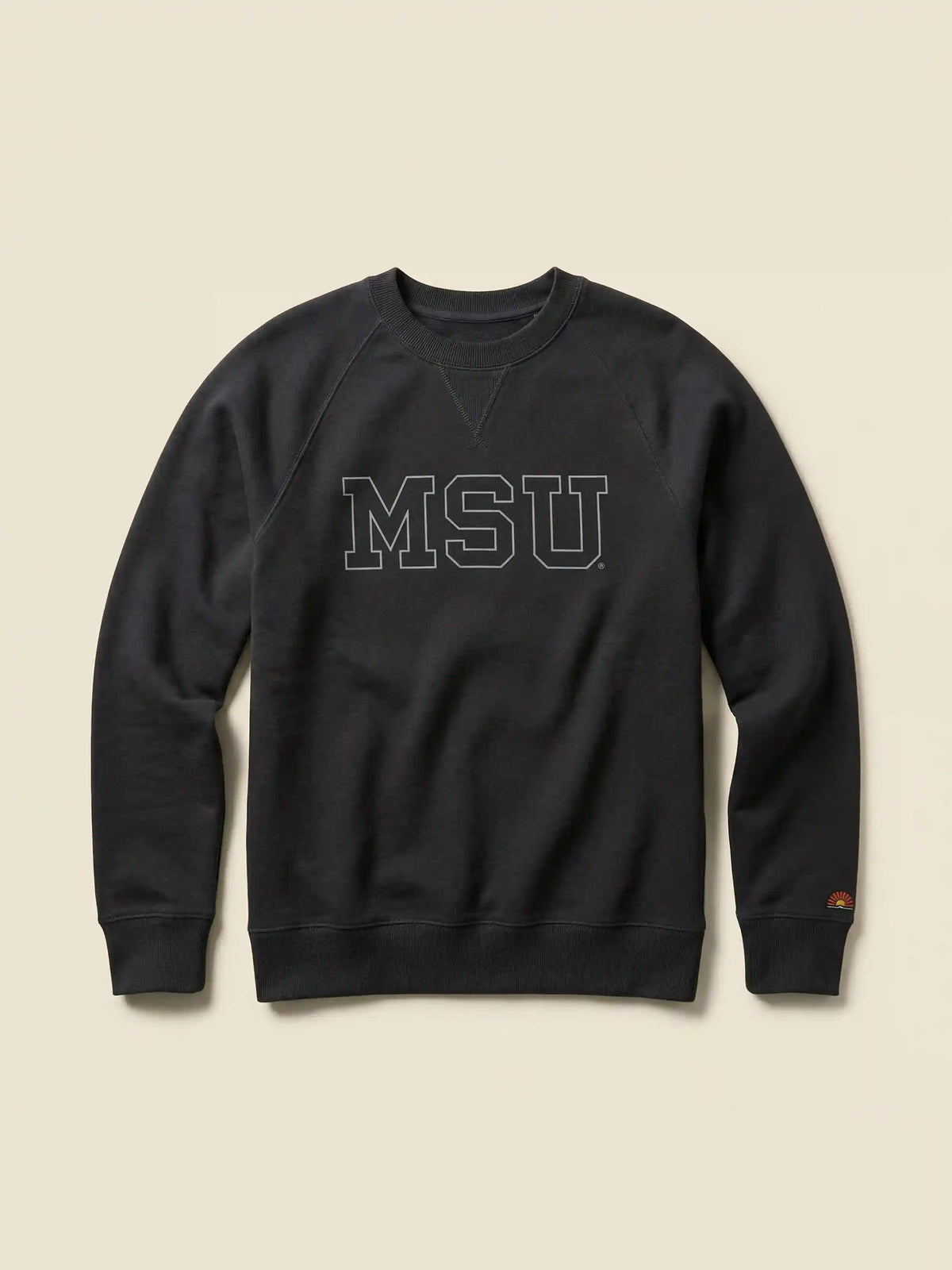 Michigan State High Standard Fleece Crew - Mountain Black