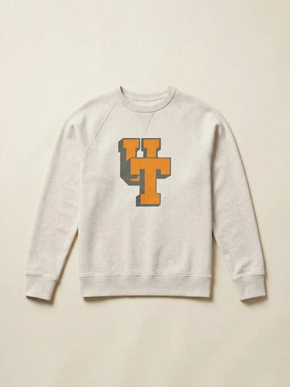University Of Tennessee High Standard Fleece Crew - Antique Ivory Heather