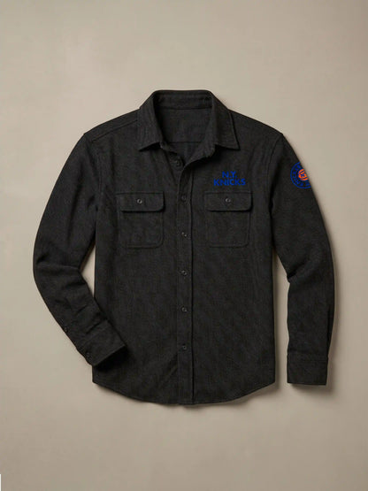 NY Knicks Legend™ Sweater Shirt - Heathered Black Twill