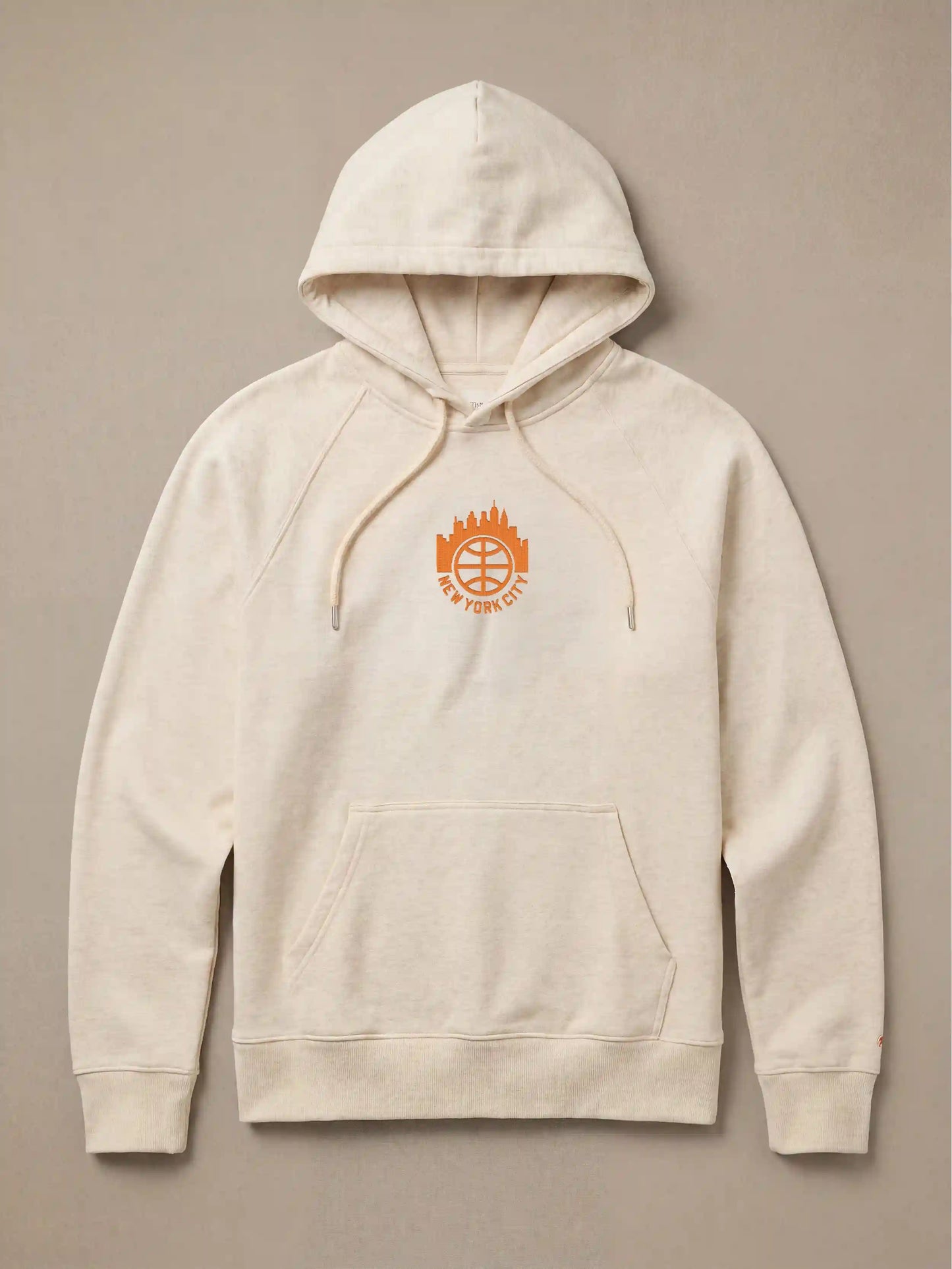 Jalen Brunson High Standard Fleece Hoodie - Antique Ivory Heather