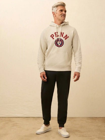 University of Pennsylvania High Standard Fleece Hoodie - Antique Ivory Heather