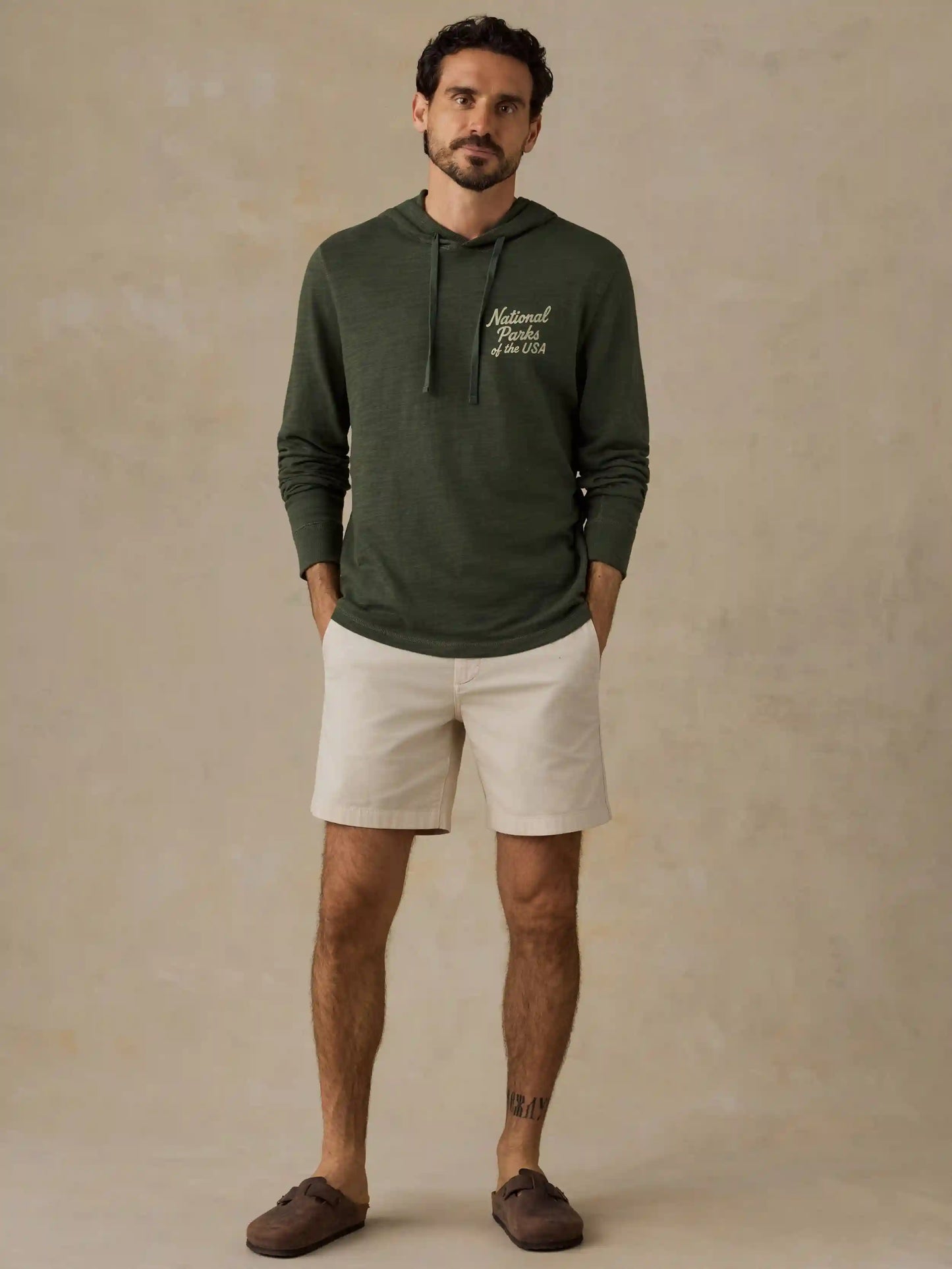 Faherty x Parks Project National Parks Sunwashed Organic Hoodie - Forest Grove