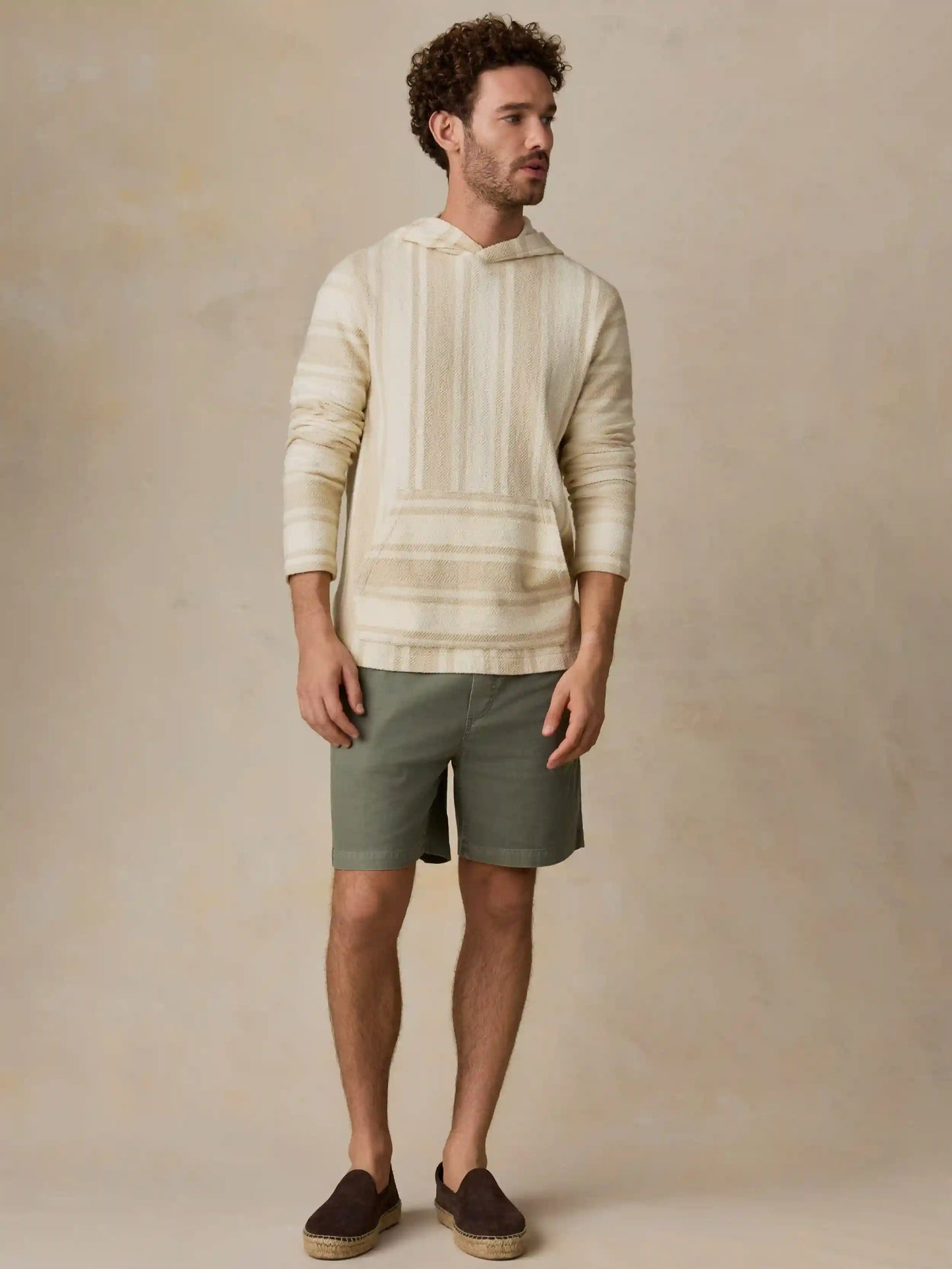 Whitewater Hoodie - Ivory Desert Stripe