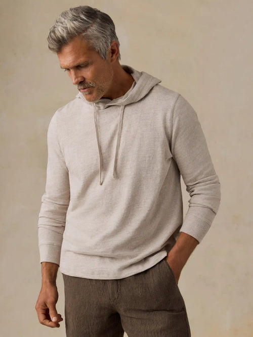 Sunwashed Organic Hoodie - Oat Plains Heather