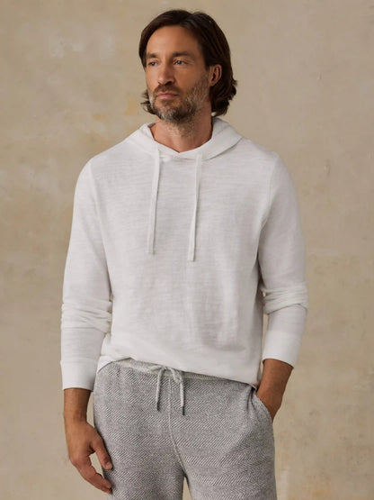 Sunwashed Organic Hoodie - White