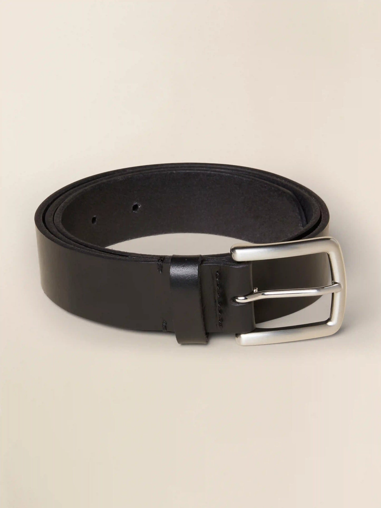 Mens Leather Belt - Black