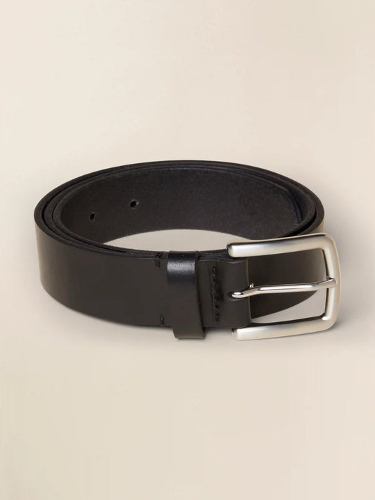 Mens Leather Belt - Black