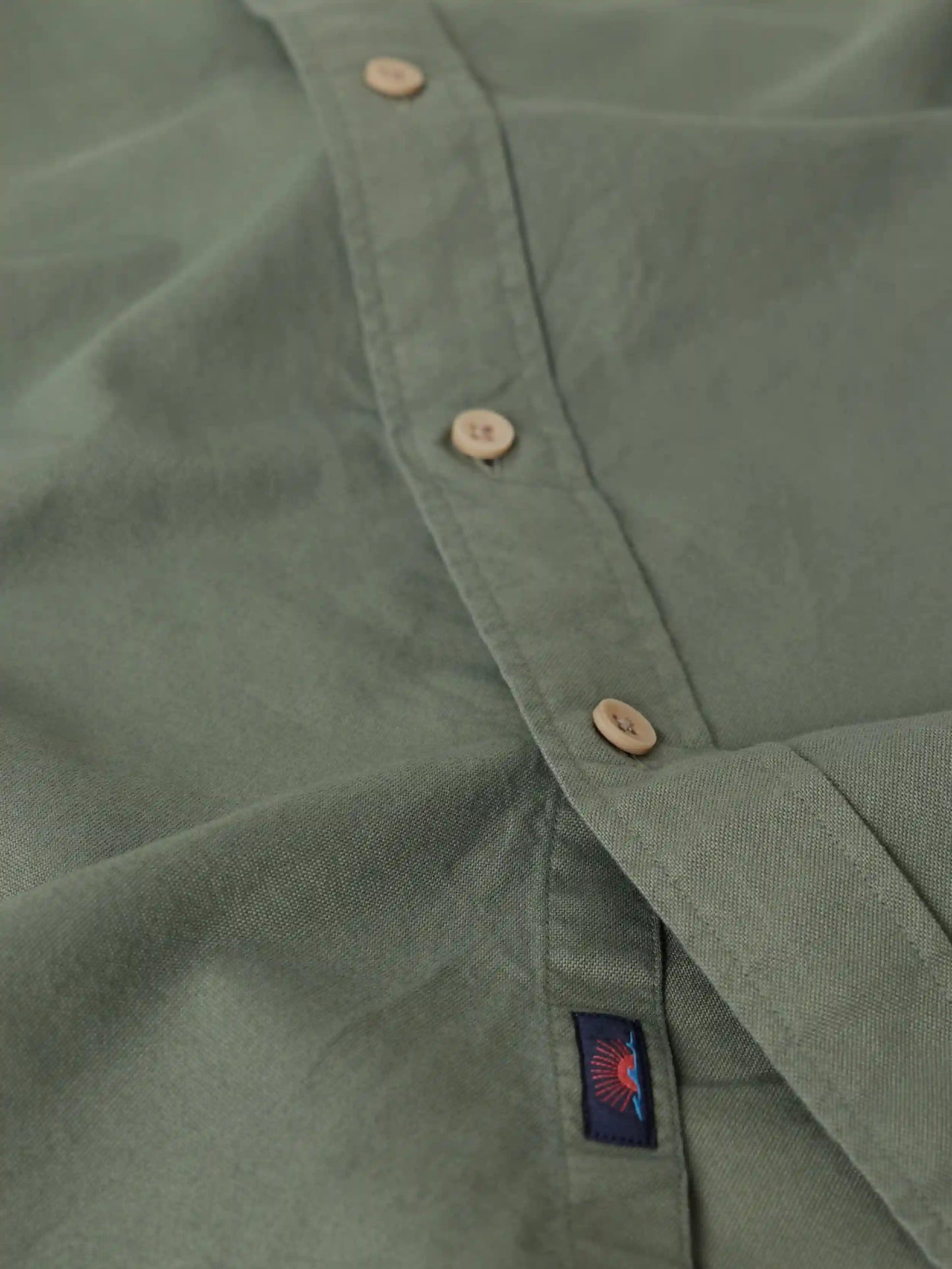 Laundered Oxford Shirt - Ridge Olive