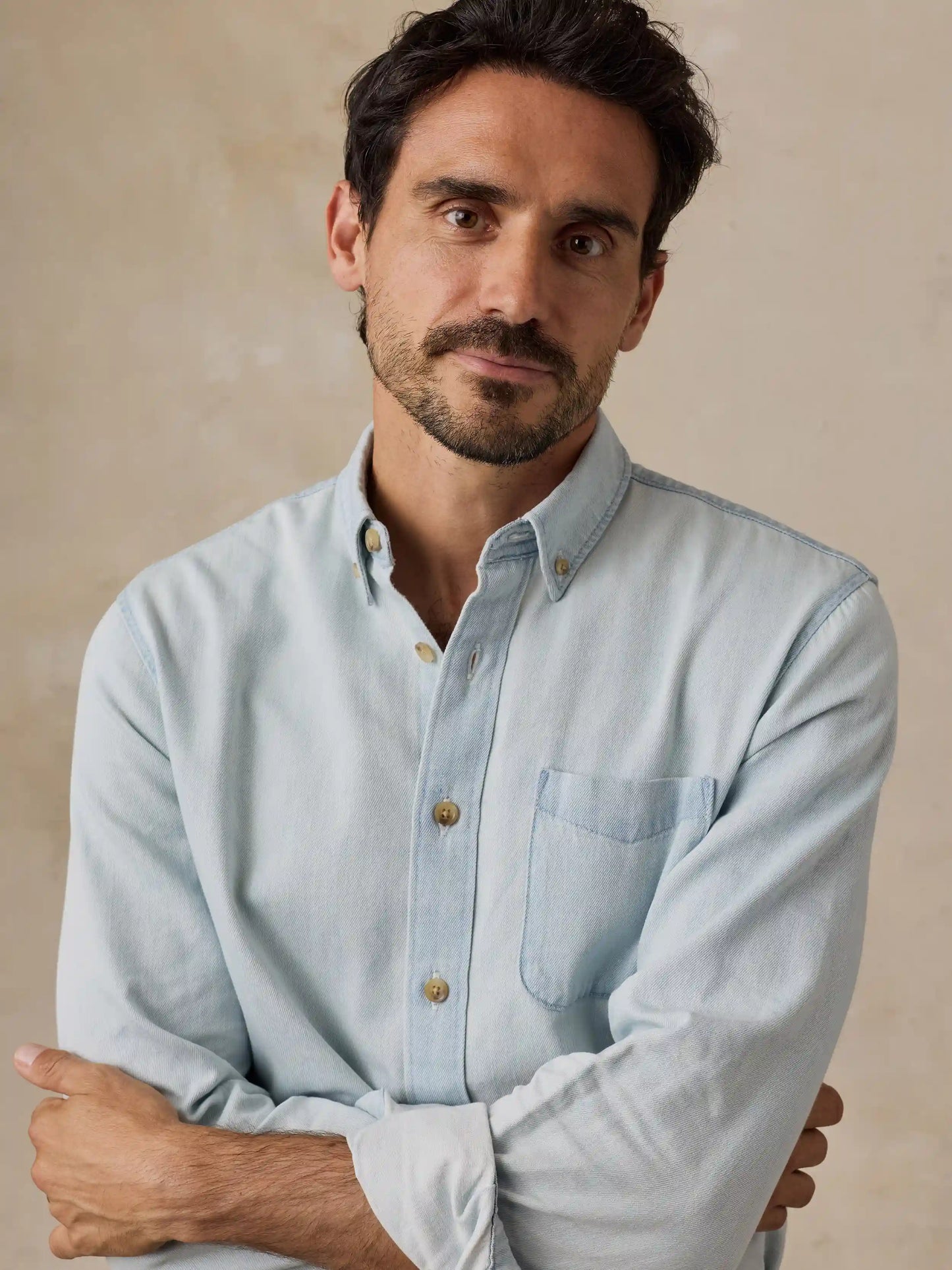 Original Cotton Denim Shirt - Rocky River Wash