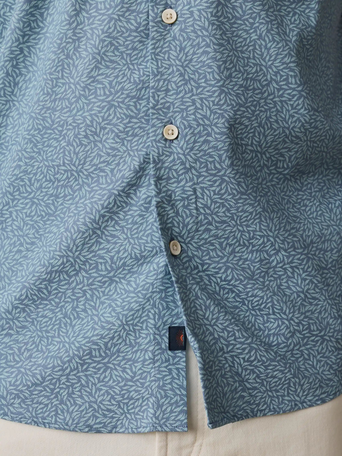 Short-Sleeve Movement™ Monterey Shirt - Teal Grove Foliage