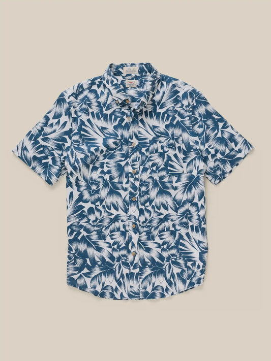 Short-Sleeve Breeze Shirt - Dark Sky Tropical