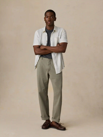 Short-Sleeve Breeze Shirt - River Shore Stripe
