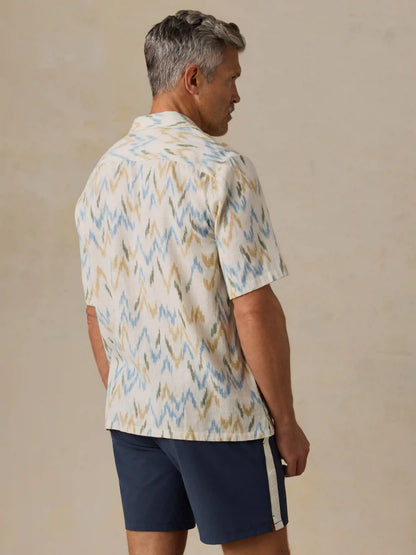 Short-Sleeve Resort Shirt - Belle Isle Ikat