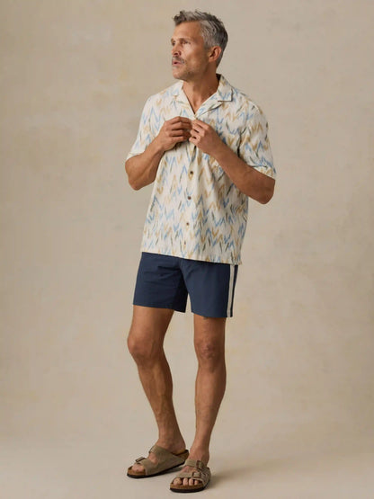 Short-Sleeve Resort Shirt - Belle Isle Ikat