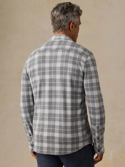Legend™ Sweater Shirt - Stone Hollow Plaid