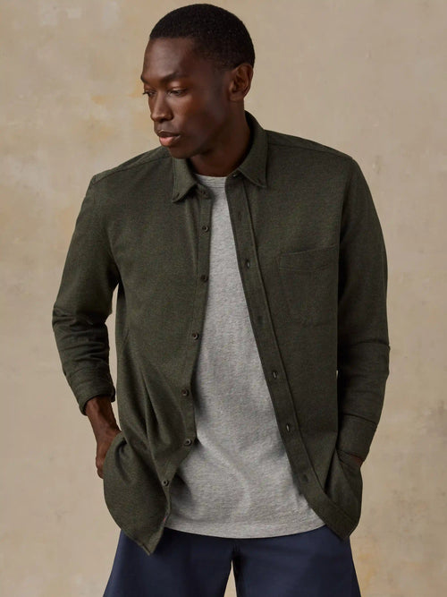 Coastline Knit Shirt - Forest Canyon Twill