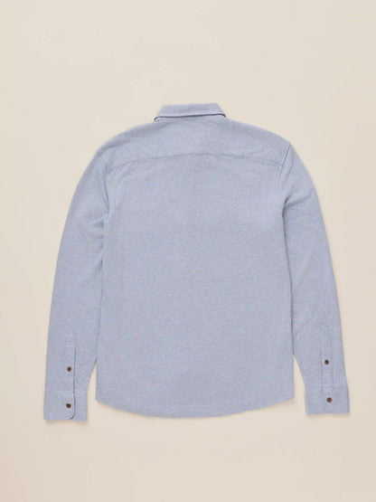 Coastline Knit Shirt - Oceanside Blue