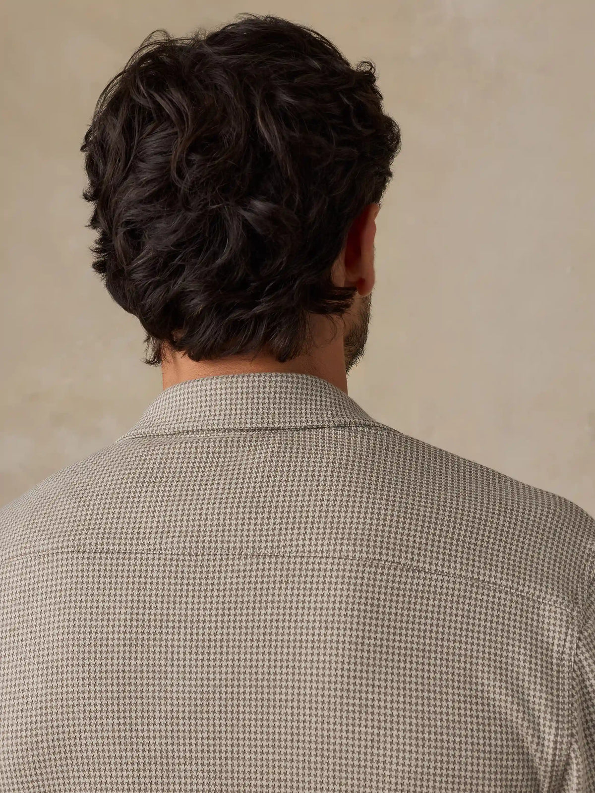 Legend™ Sweater Shirt - Taupe Brown Pincheck