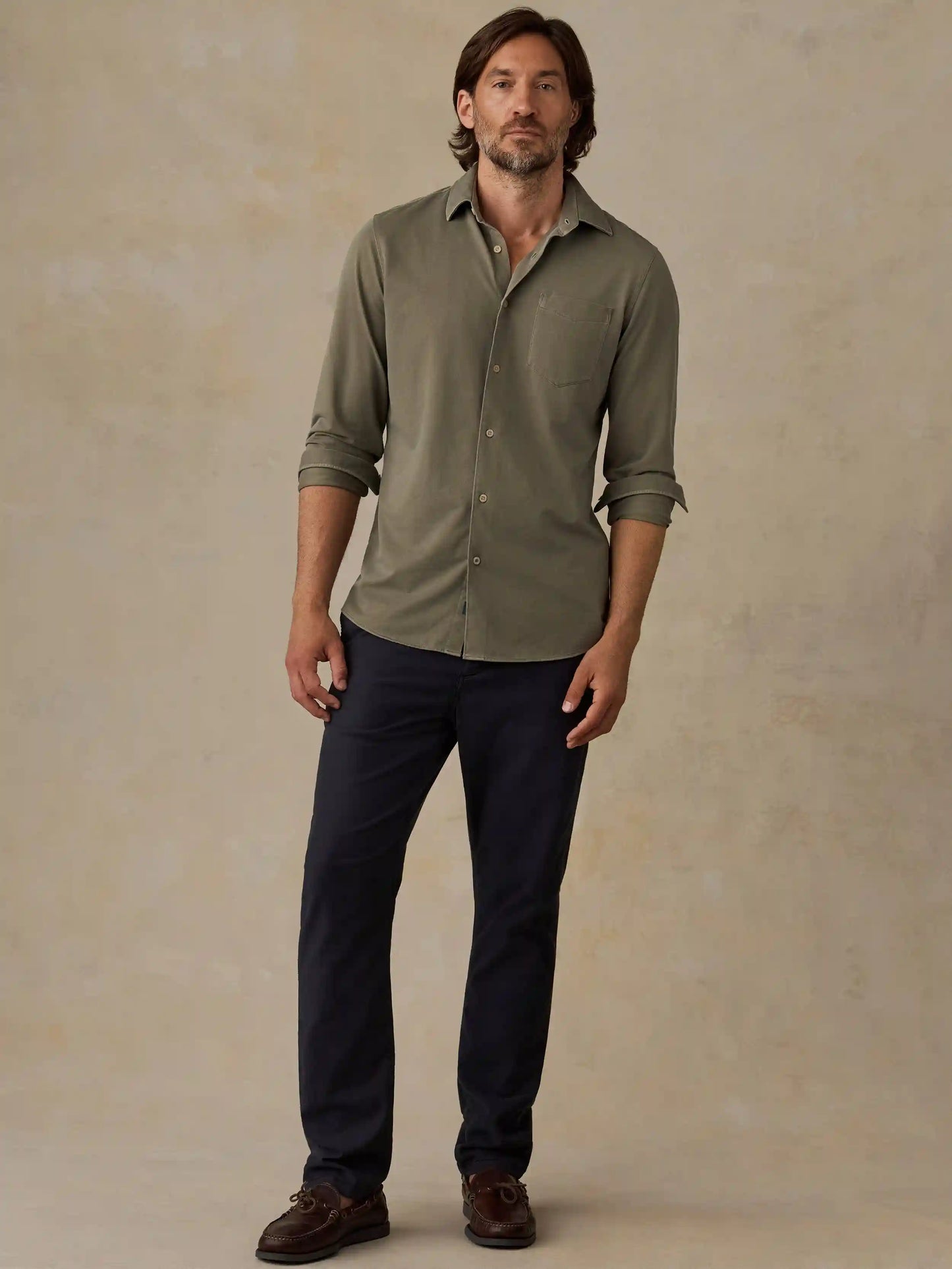 Costa Pique Shirt - Ridge Olive