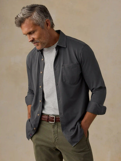 Costa Pique Shirt - Ridge Black