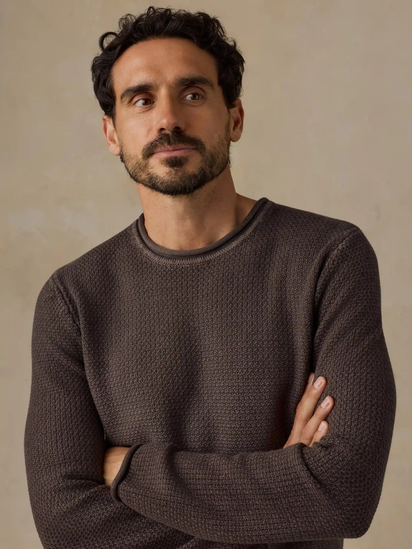 Sunwashed Dockside Sweater - Coast Brown